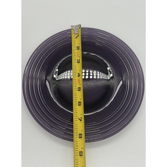 Bormioli Rocco Forum Glass Purple Amethyst Salad Dessert Plates Set of 4 EUC - Picture 6 of 7